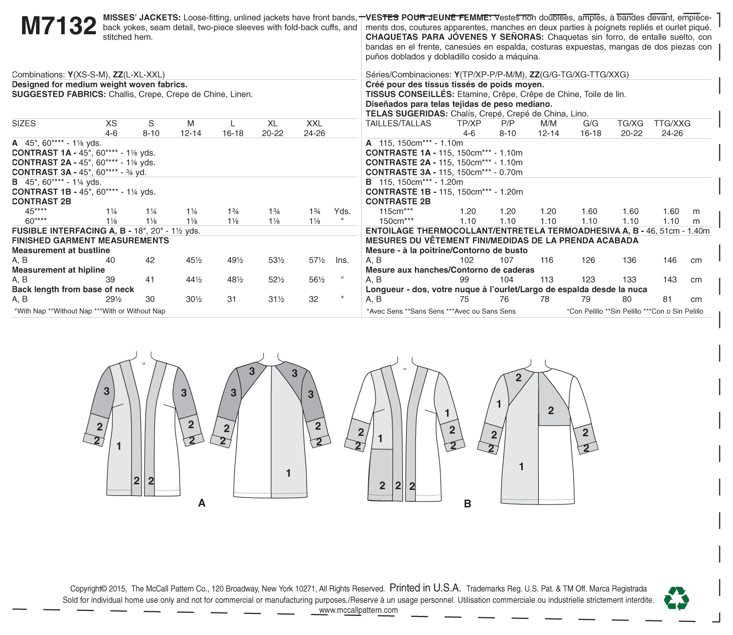 McCalls Jackets M7132 - Image 7
