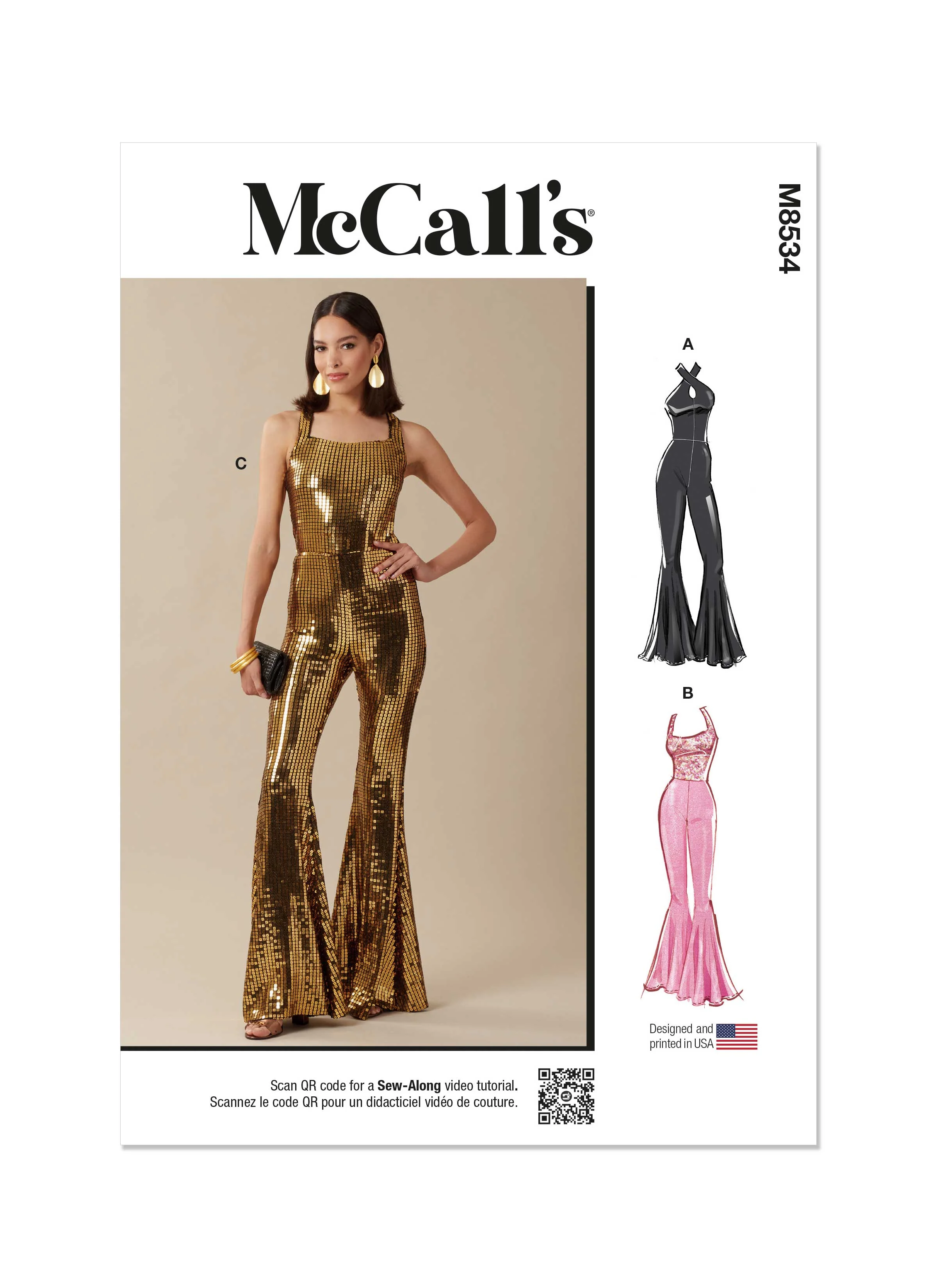 McCalls Jumpsuit M8534 - Image 2