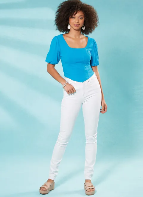 McCalls Knit Corset Tops M8364 - Image 4