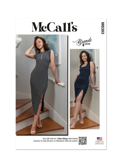 McCalls Knit Dresses M8383 - Image 2