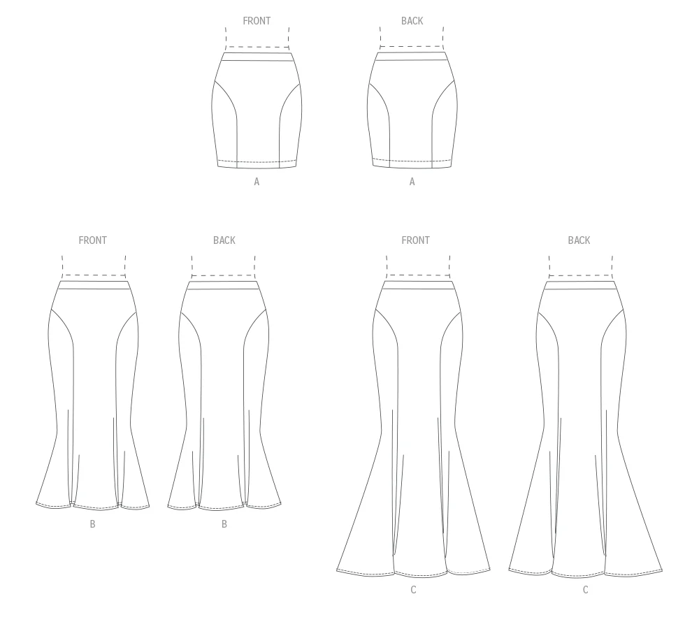 McCall's Knit Skirt M8558 - Image 6