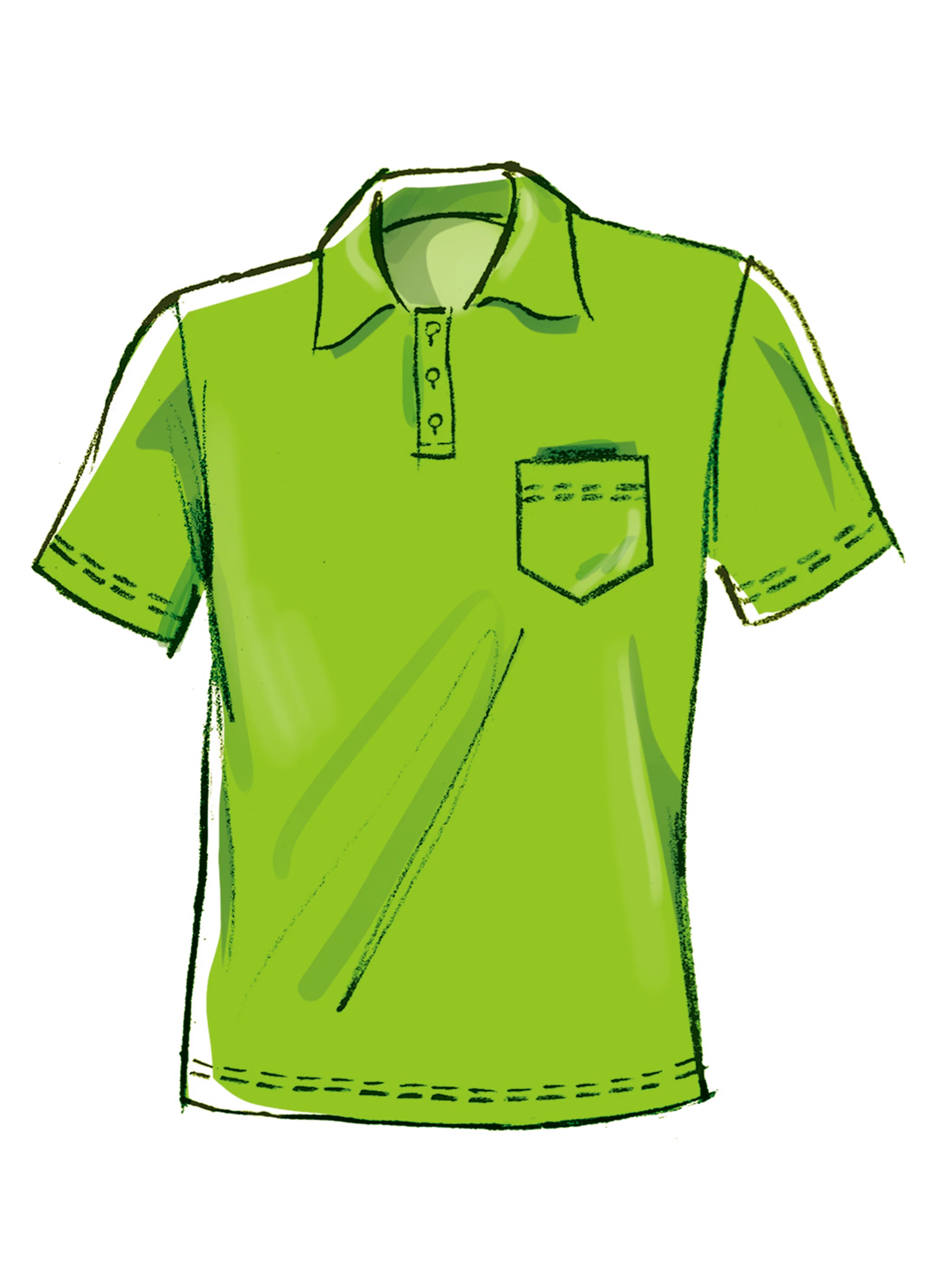 McCalls Men's Polo Shirts M8518 - Image 6