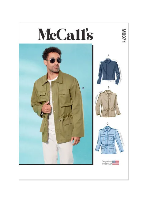 McCalls Men's Jacket M8371 - Image 2