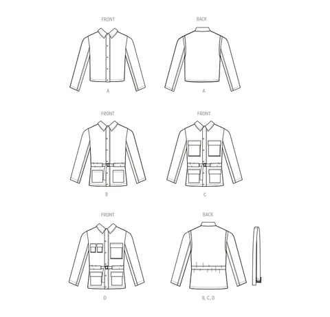 McCalls Men's Jacket M8371 - Image 8