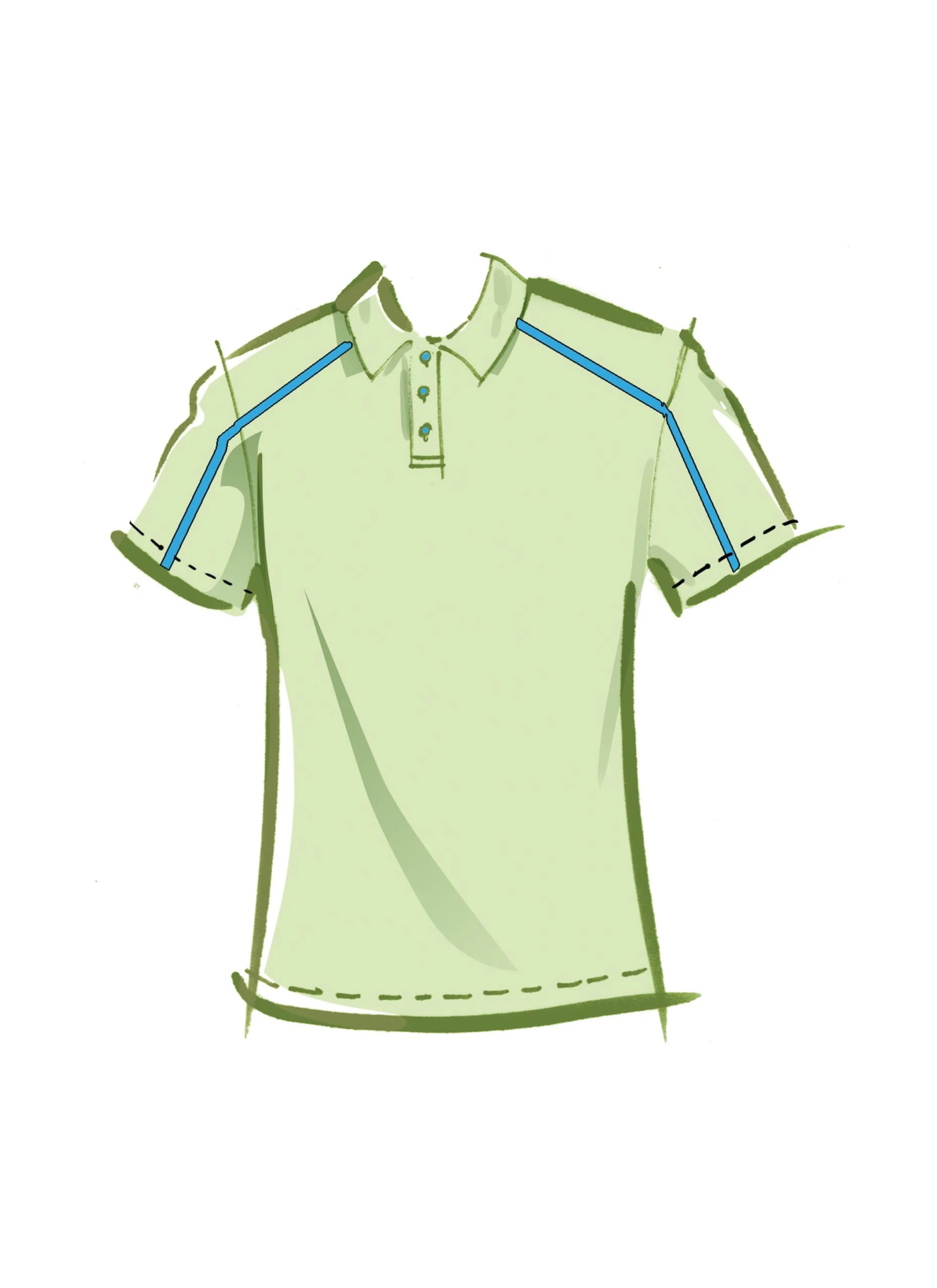 McCalls Men's Knit Tops & Shorts M8485 - Image 6