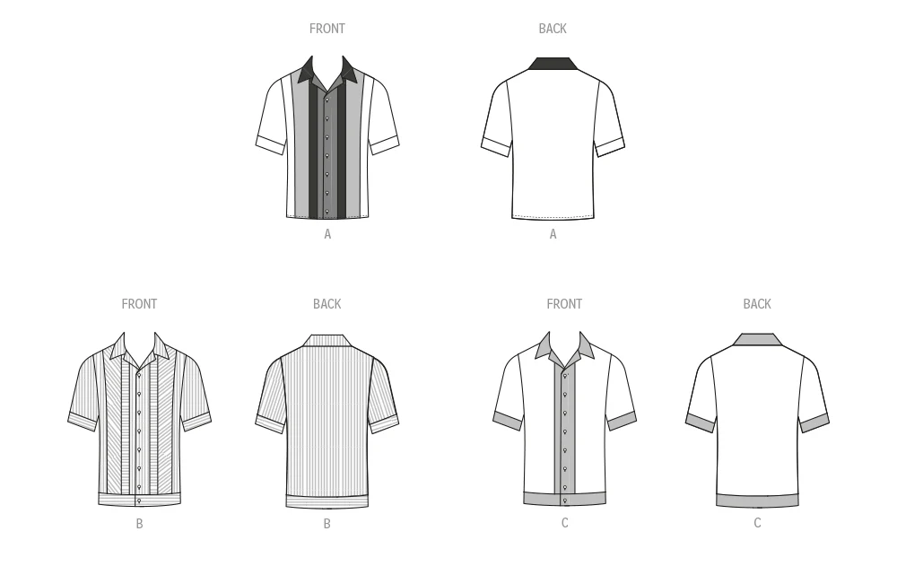 McCalls Men's Shirt M8459 - Image 8