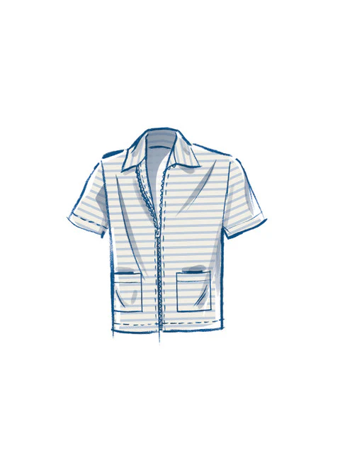 McCalls Men's Shirts & Shorts M8414 - Image 5