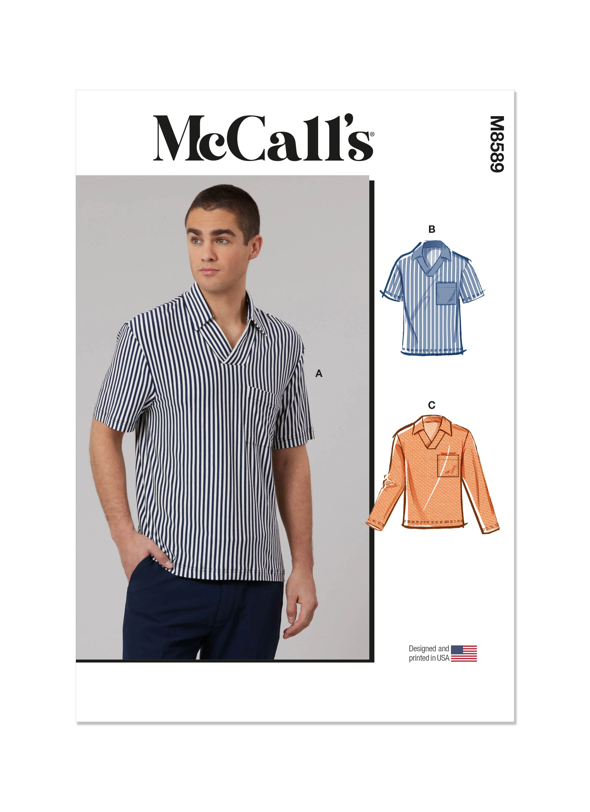 McCall's Men's Top M8589 - Image 2