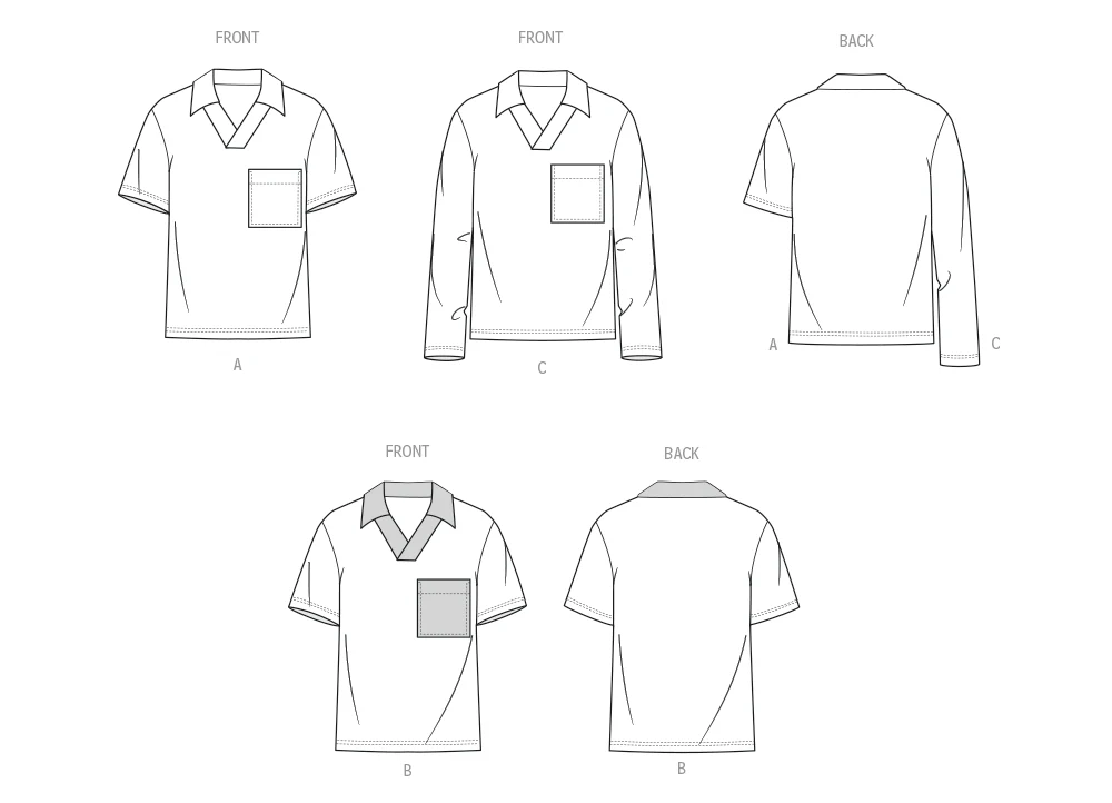 McCall's Men's Top M8589 - Image 7