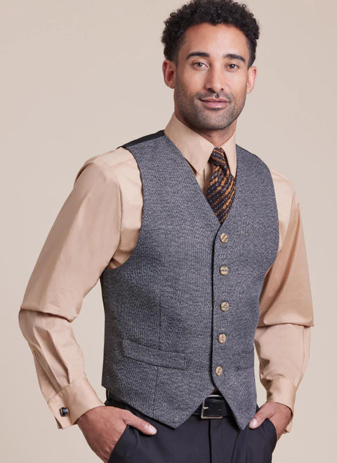 McCalls Men's Waistcoat & Shirt M8415 - Image 3