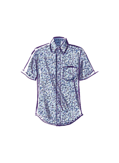 McCalls Men's Waistcoat & Shirt M8415 - Image 8