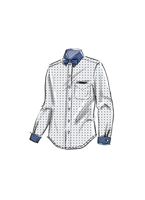 McCalls Men's Waistcoat & Shirt M8415 - Image 9