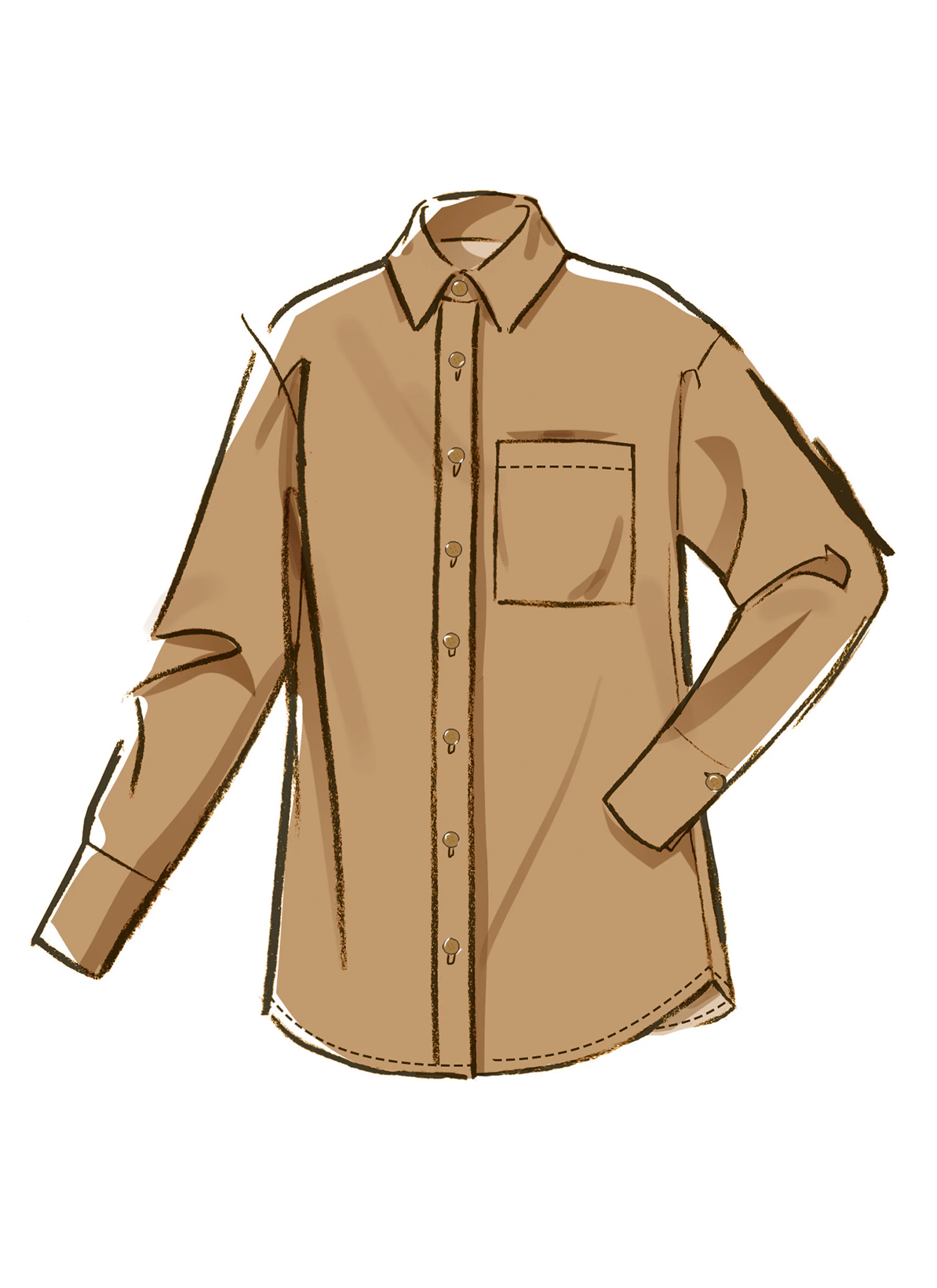 McCall's Misses' and Women's Shirt, Shorts and Trousers M8611 - Image 6