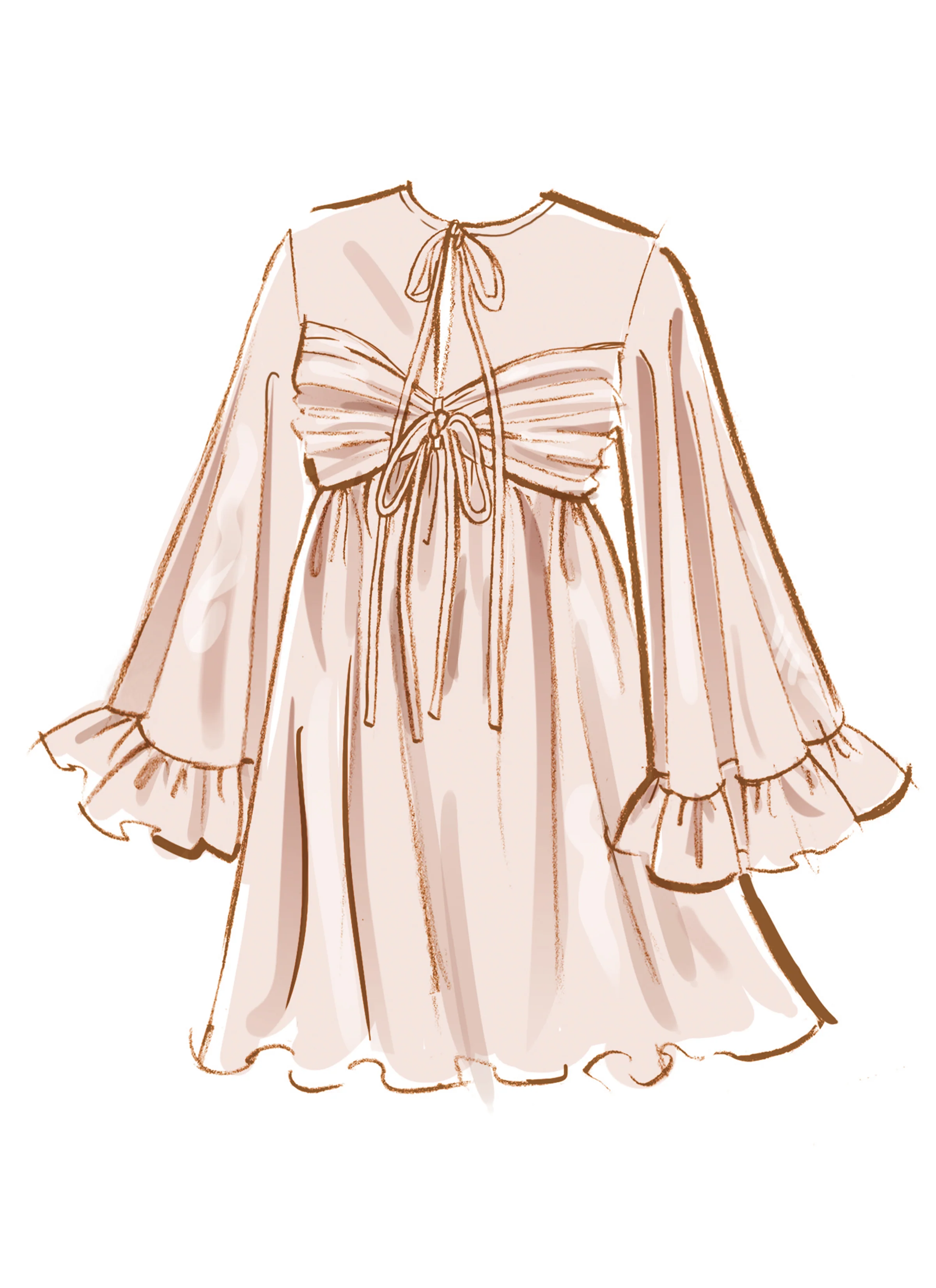 McCall's Misses' Babydoll Dress M8602 - Image 5