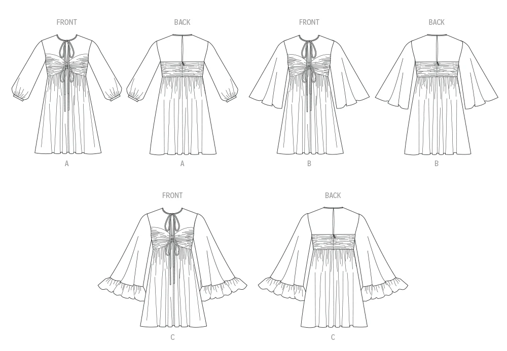 McCall's Misses' Babydoll Dress M8602 - Image 7