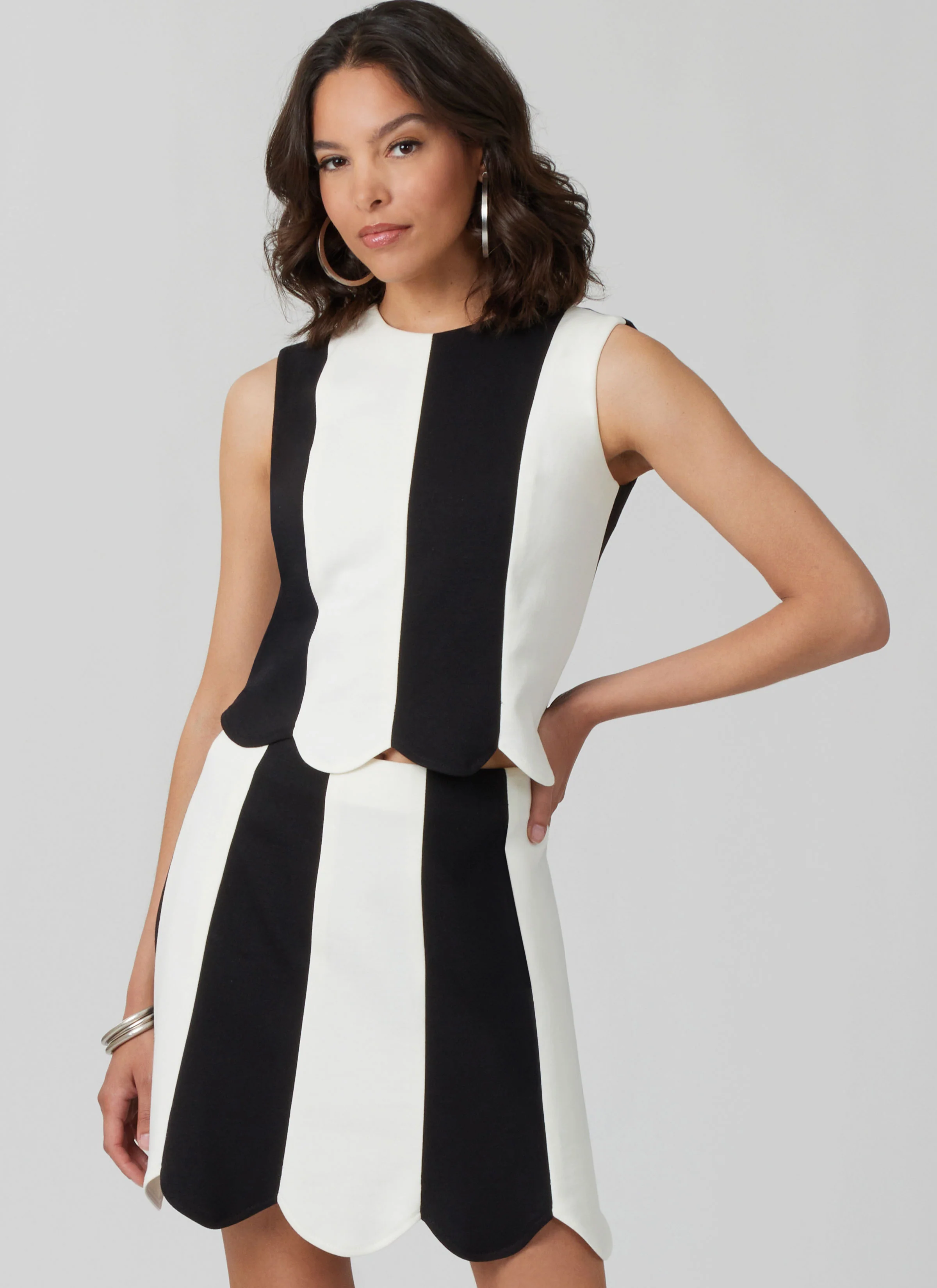 McCall's Misses' Fitted Knit Top and Skirt M8610 - Image 3