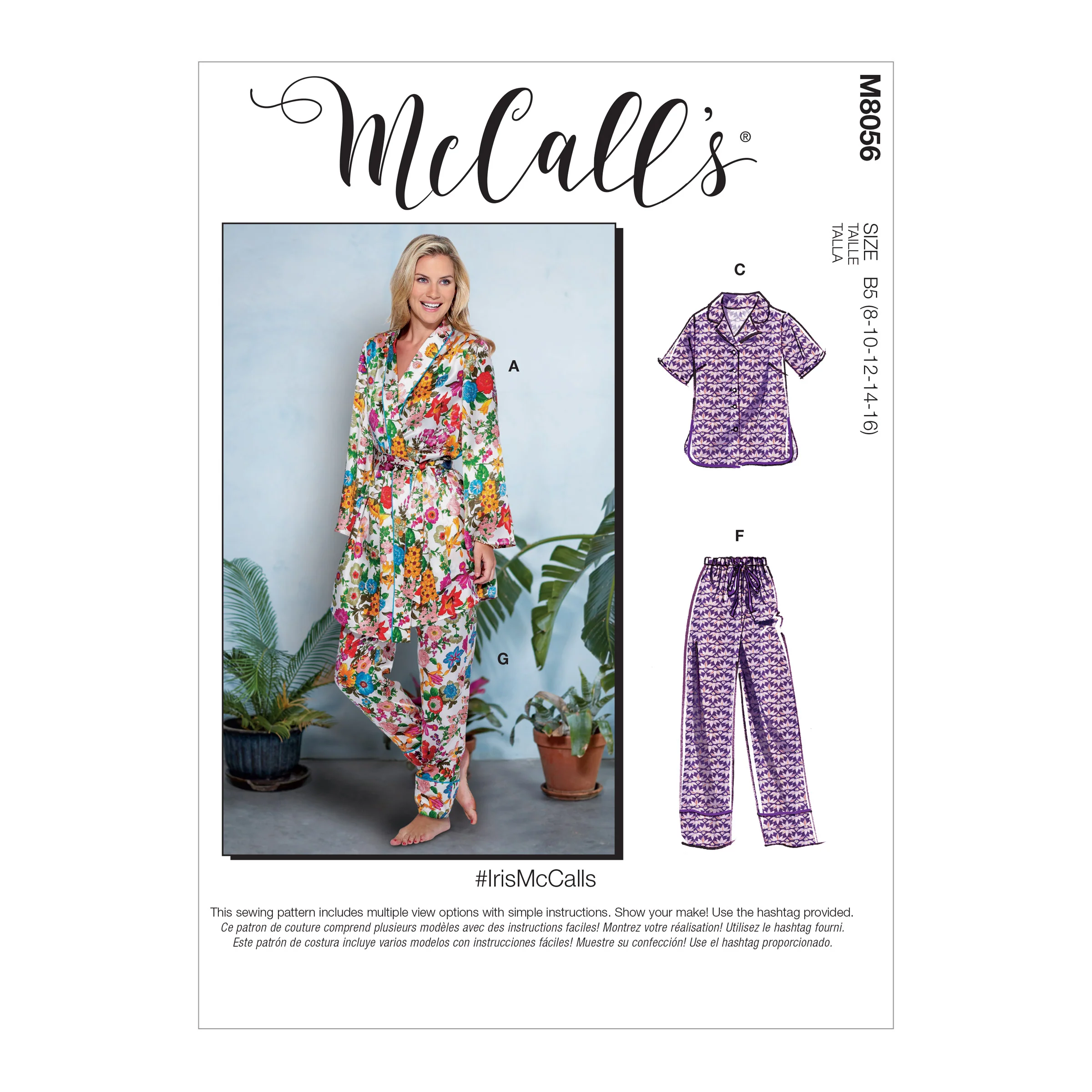 McCalls Nightwear M8056 - Image 5