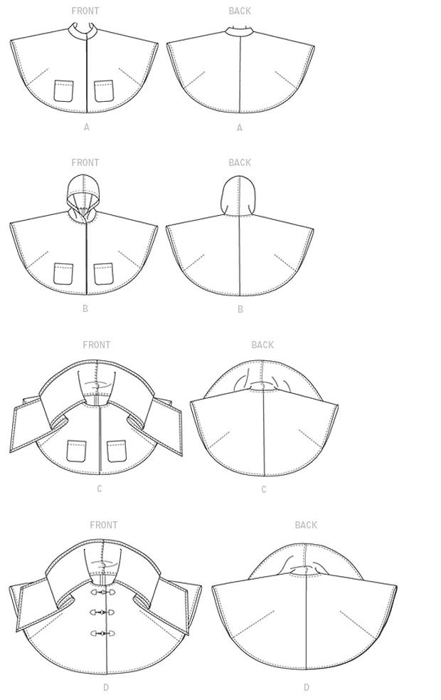 McCalls Ponchos M7202 - Image 8