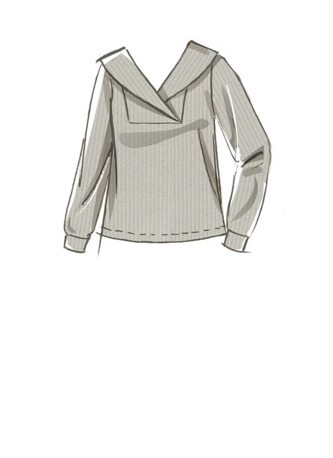 McCalls Pull-Over Top M8343 - Image 6