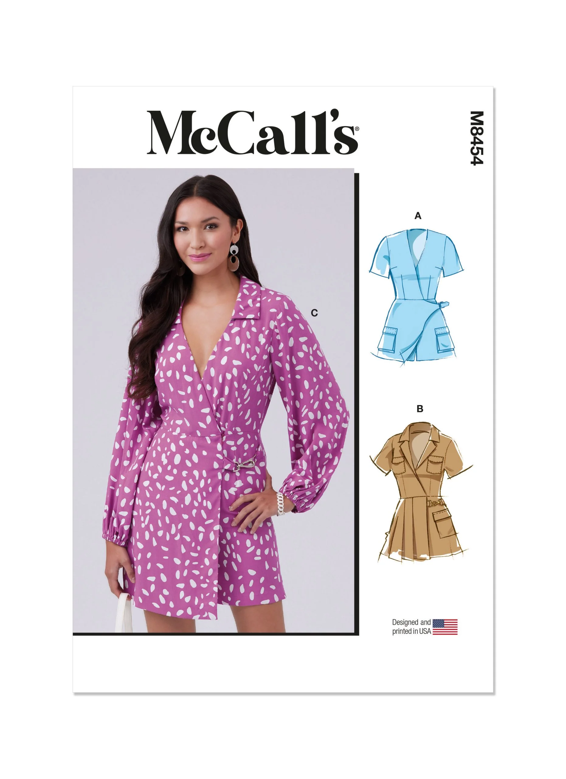 McCalls Romper M8454 - Image 2