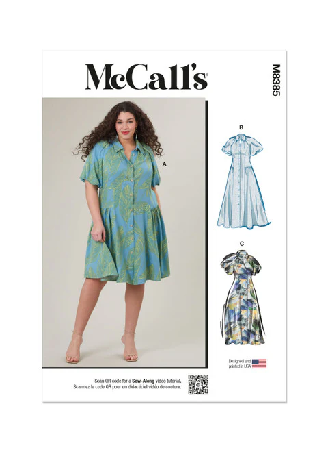 McCalls Shirtdress M8385 - Image 2