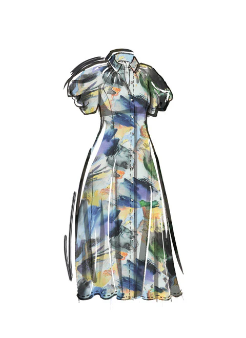 McCalls Shirtdress M8385 - Image 5