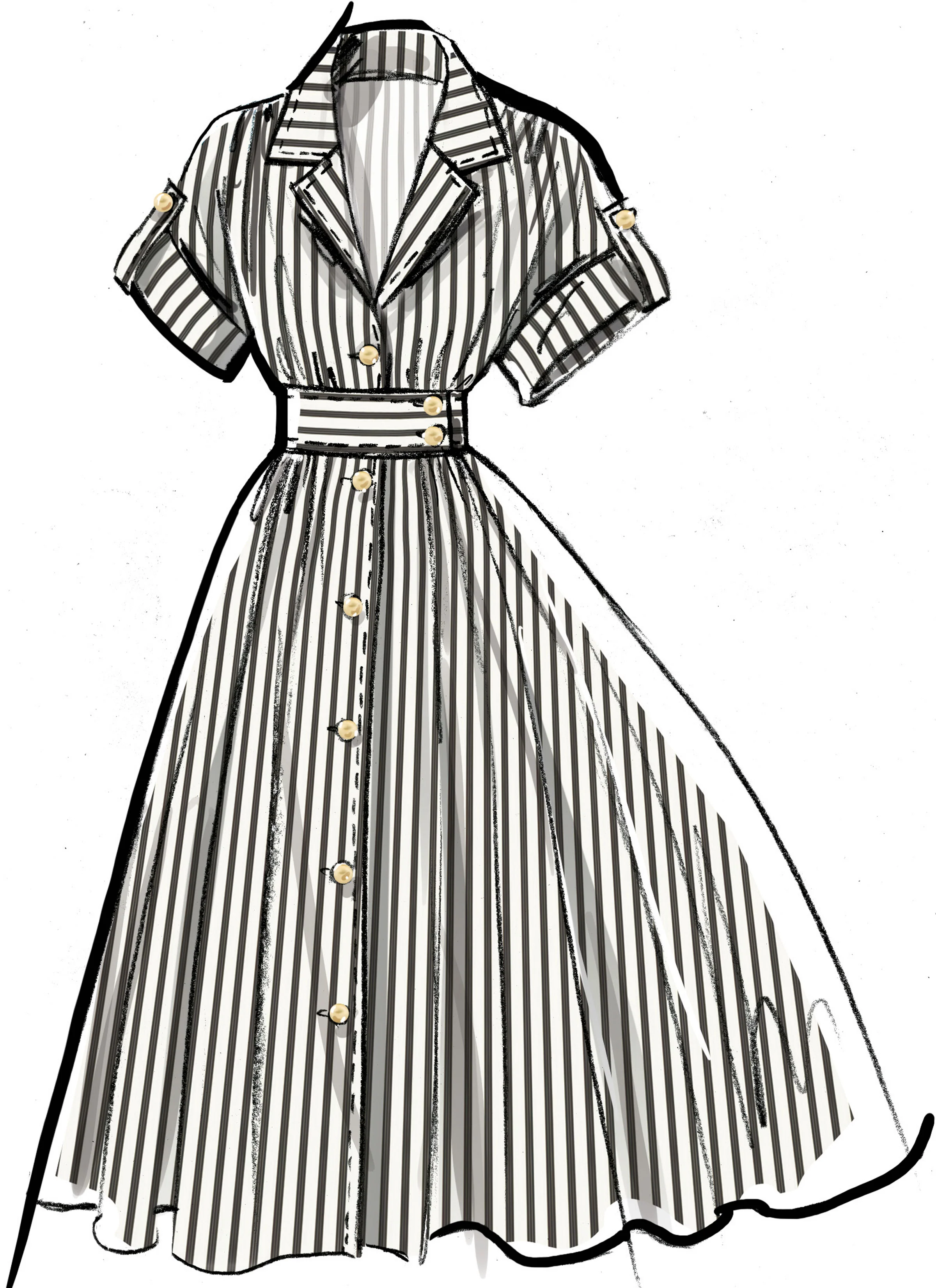 McCall's Shirtdress M8556 - Image 3