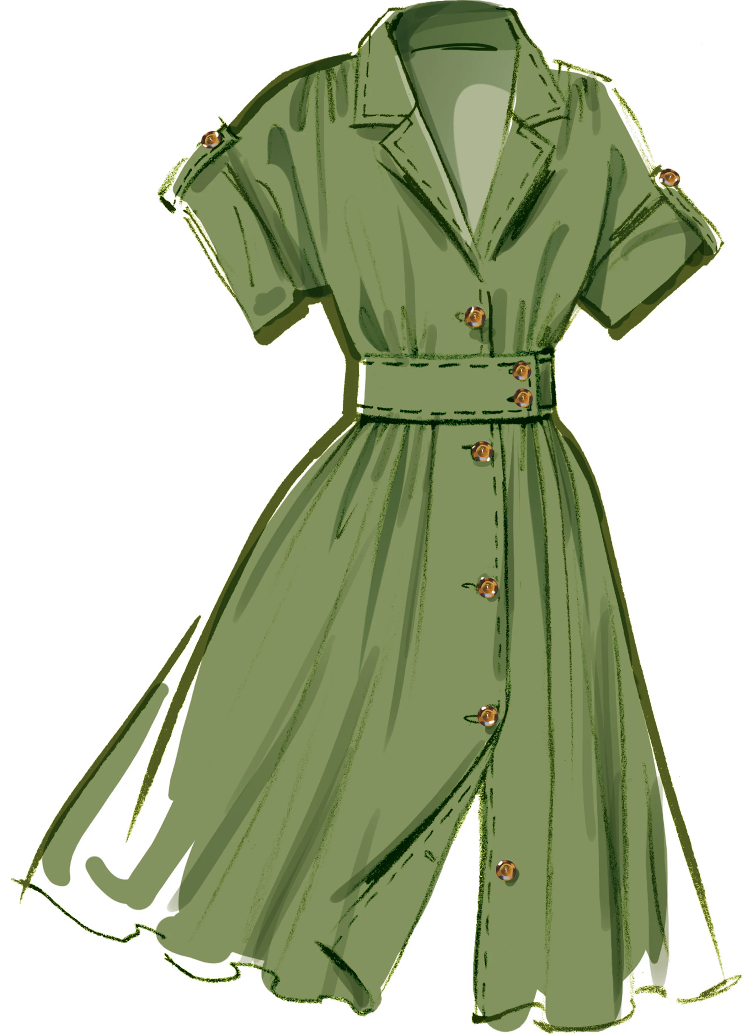 McCall's Shirtdress M8556 - Image 5