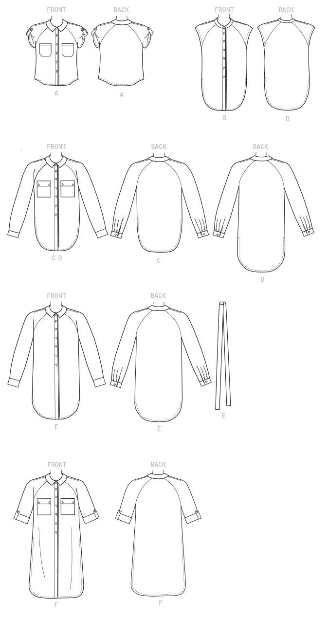McCalls Shirts and Tunics M7472 - Image 12