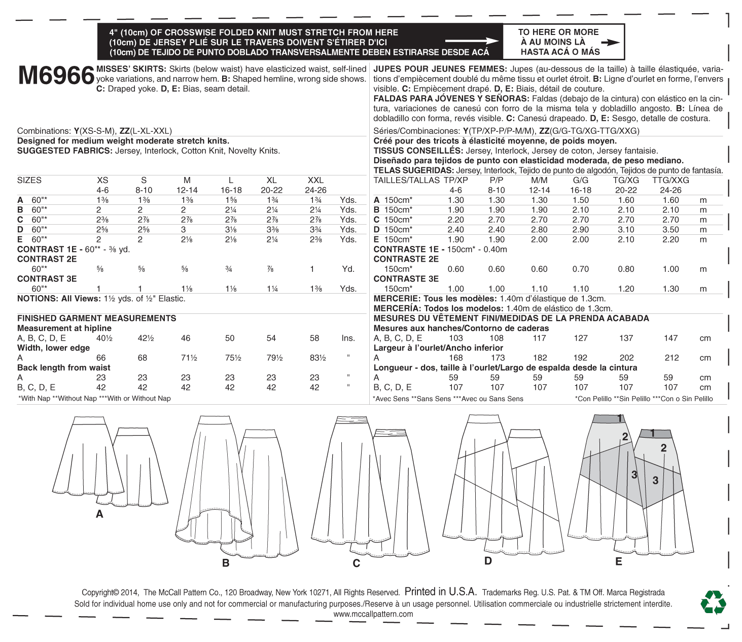 McCalls Skirts M6966 - Image 6