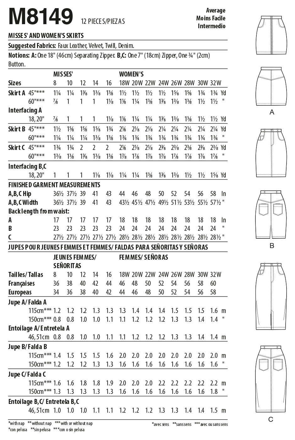 McCalls Skirts M8149 - Image 7