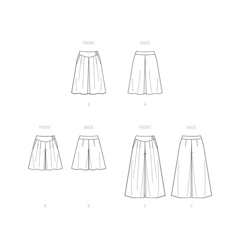 McCalls Skirts, Shorts and Trousers M8260 - Image 6