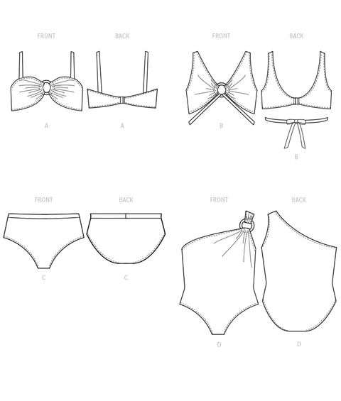 McCalls Swimsuits M8330 - Image 7