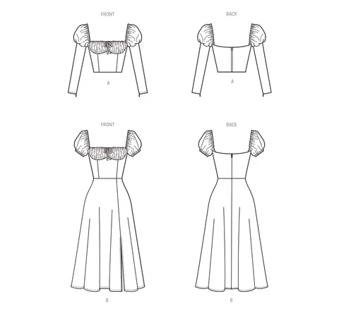 McCalls Top and Dress M8359 - Image 5