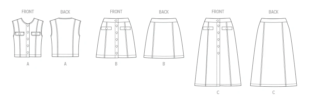 McCall's Top and Skirt M8586 - Image 7