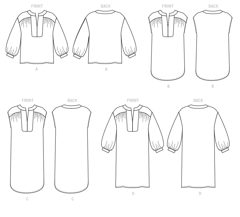 McCalls Top, Tunic and Dress M7959 - Image 7