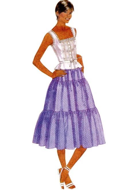 McCalls Tops and Skirts M8306 - Image 4