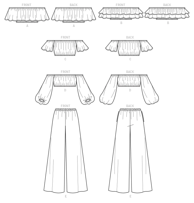 McCalls Tops and Trousers M7757 - Image 9