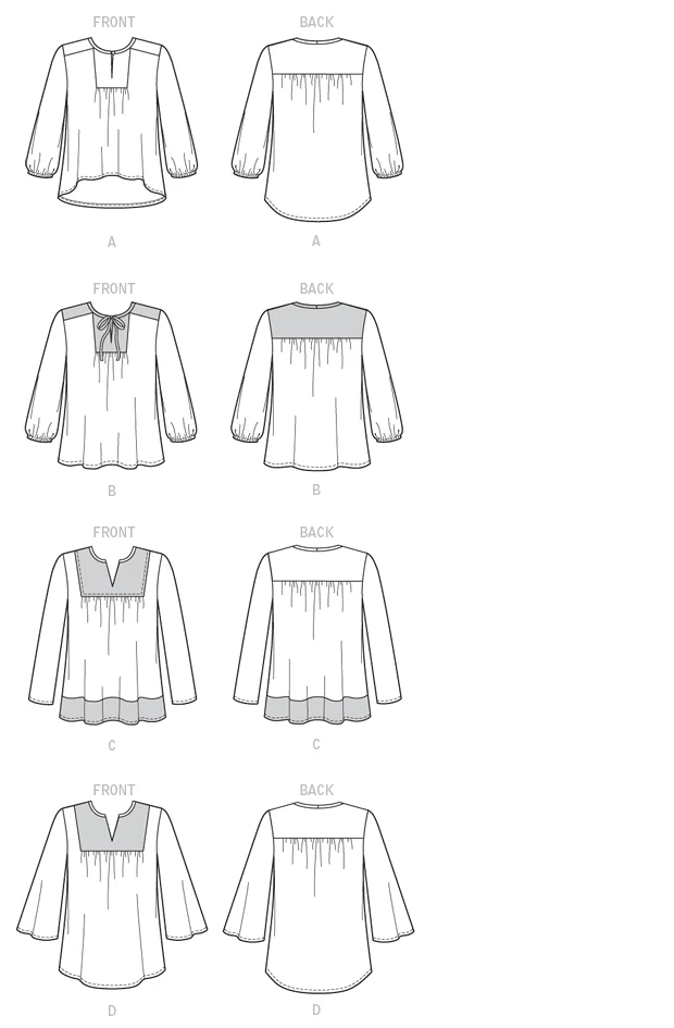 McCalls Tops M7284 - Image 4