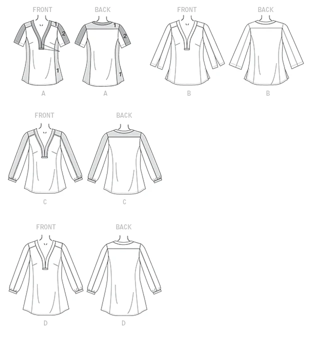 McCalls Tops M7357 - Image 8