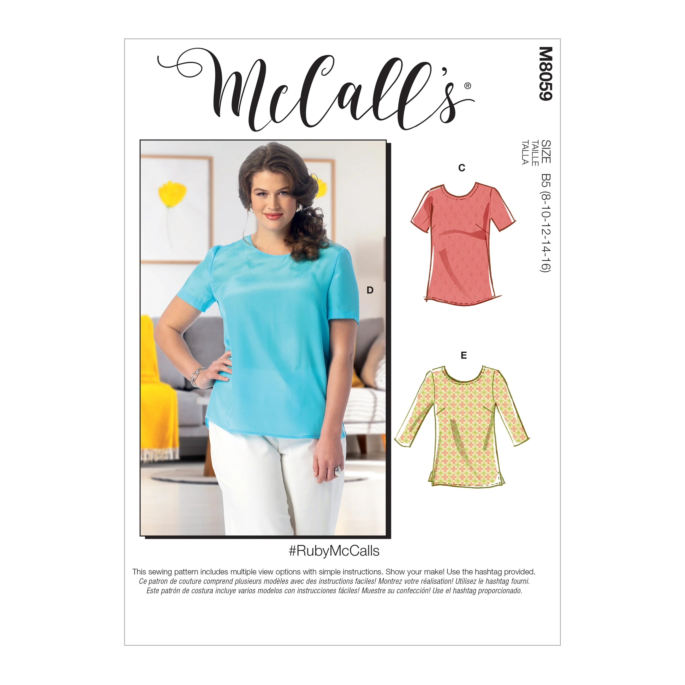McCalls Tops M8059 - Image 5