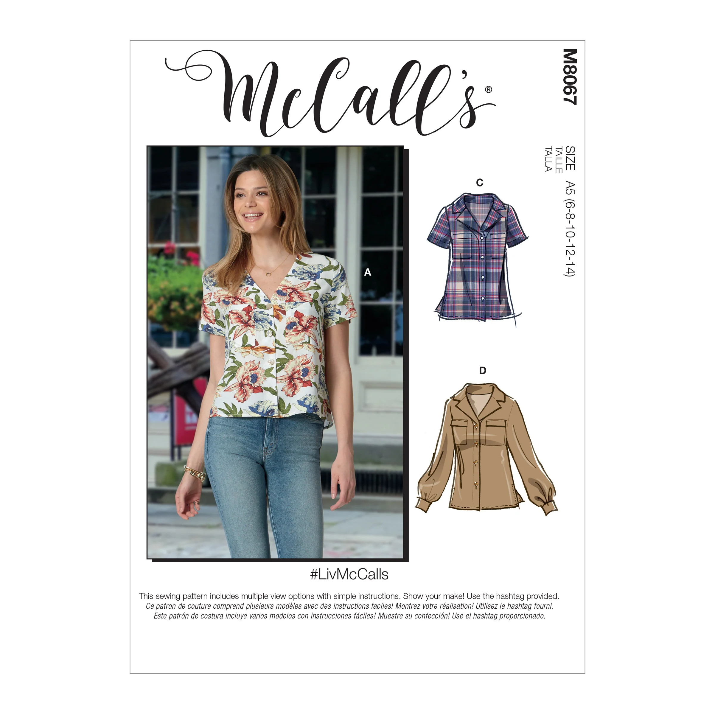 McCalls Tops M8067 - Image 5