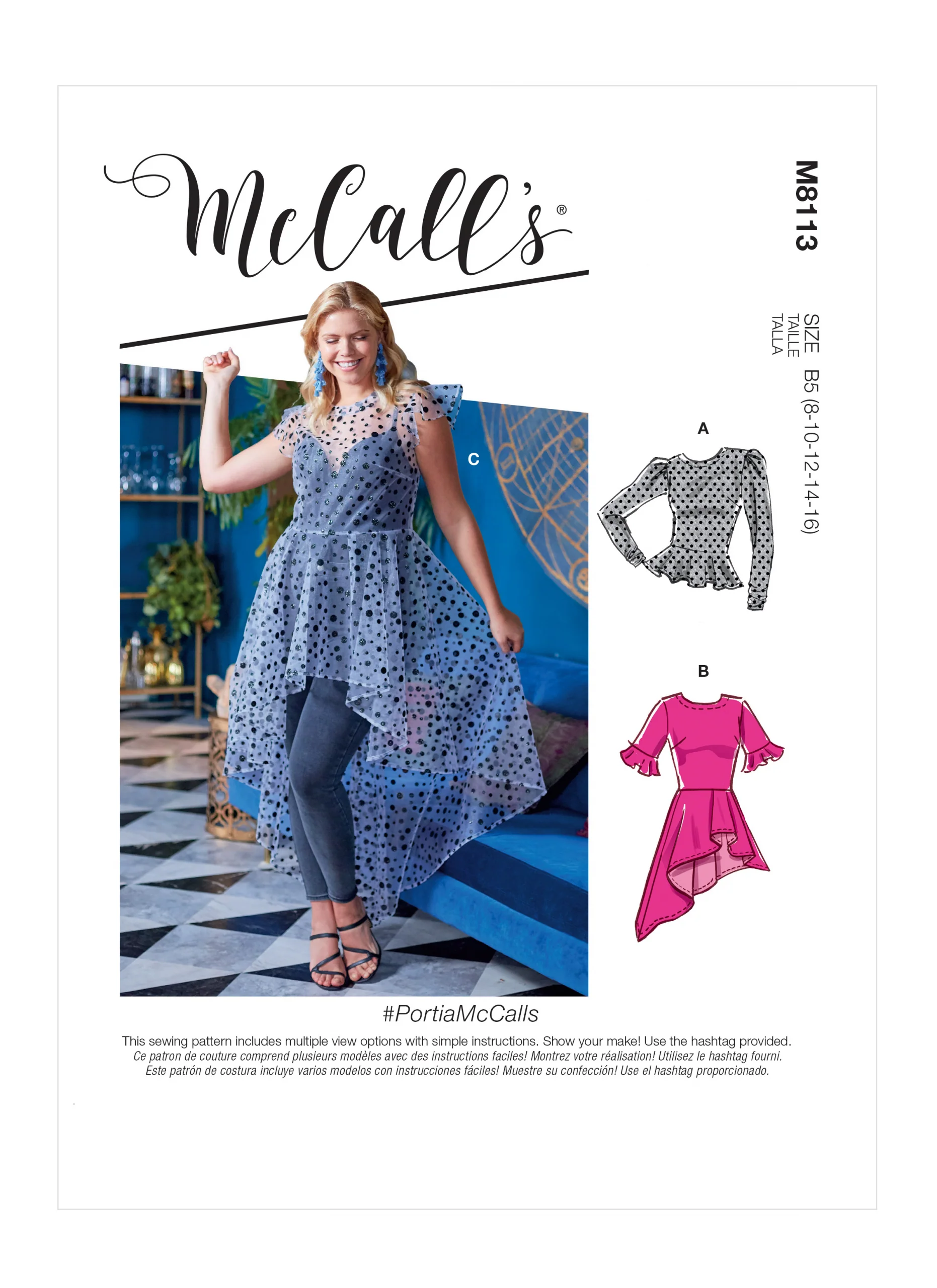 McCalls Tops M8113 - Image 2