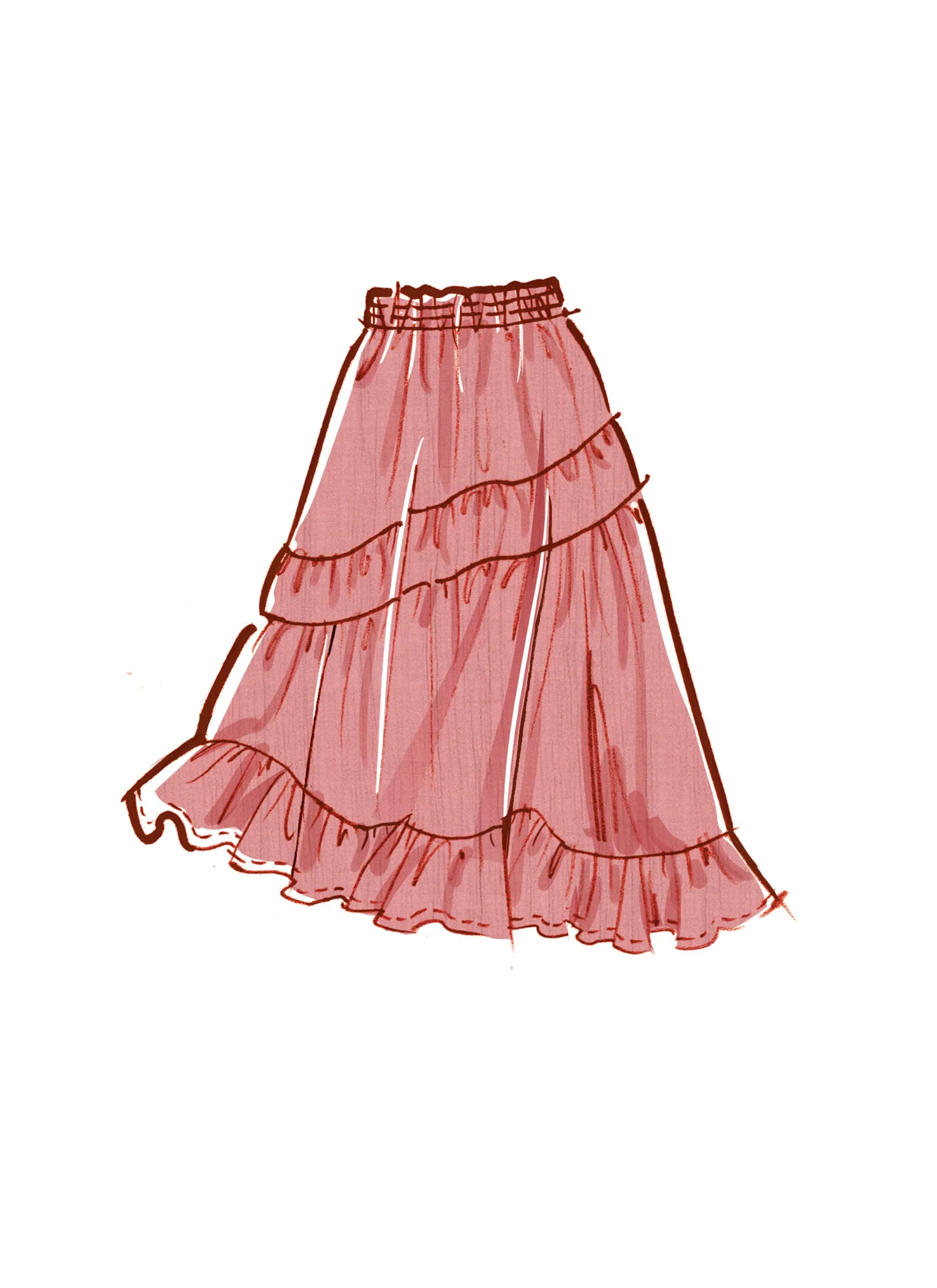McCalls Tops & Skirts M8482 - Image 7