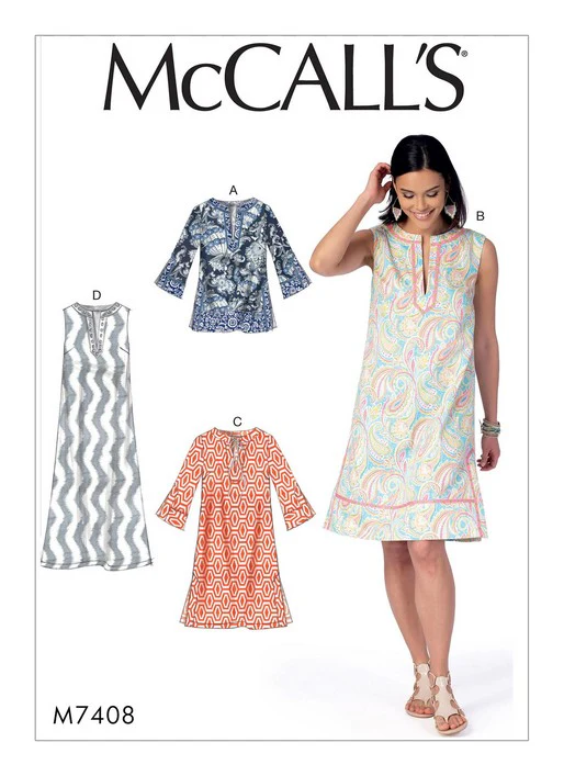 McCalls Tunic and Dresses M7408 - Image 2