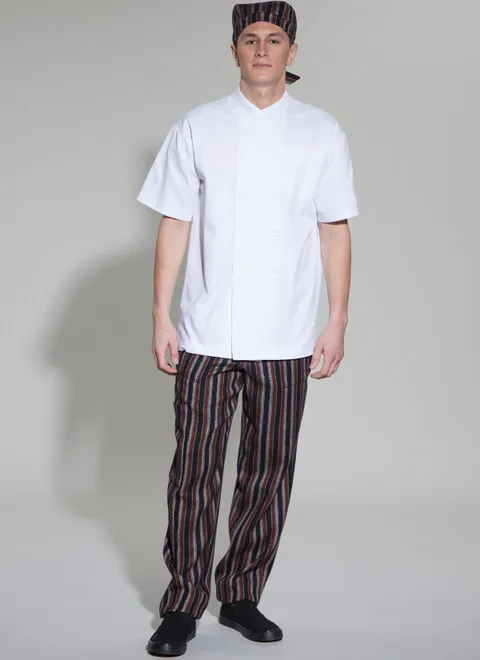McCalls Unisex Chef Jacket, Pants, Apron and Cap M8332 - Image 3
