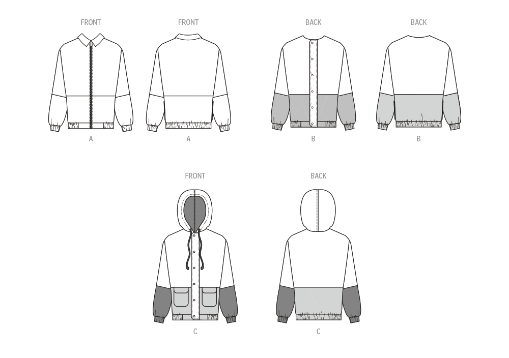 McCalls Unisex Jackets M8440 - Image 9