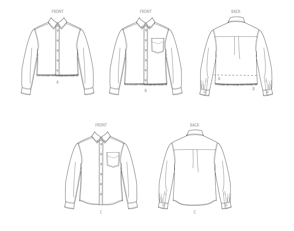 McCall's Unisex Shirt M8566 - Image 10