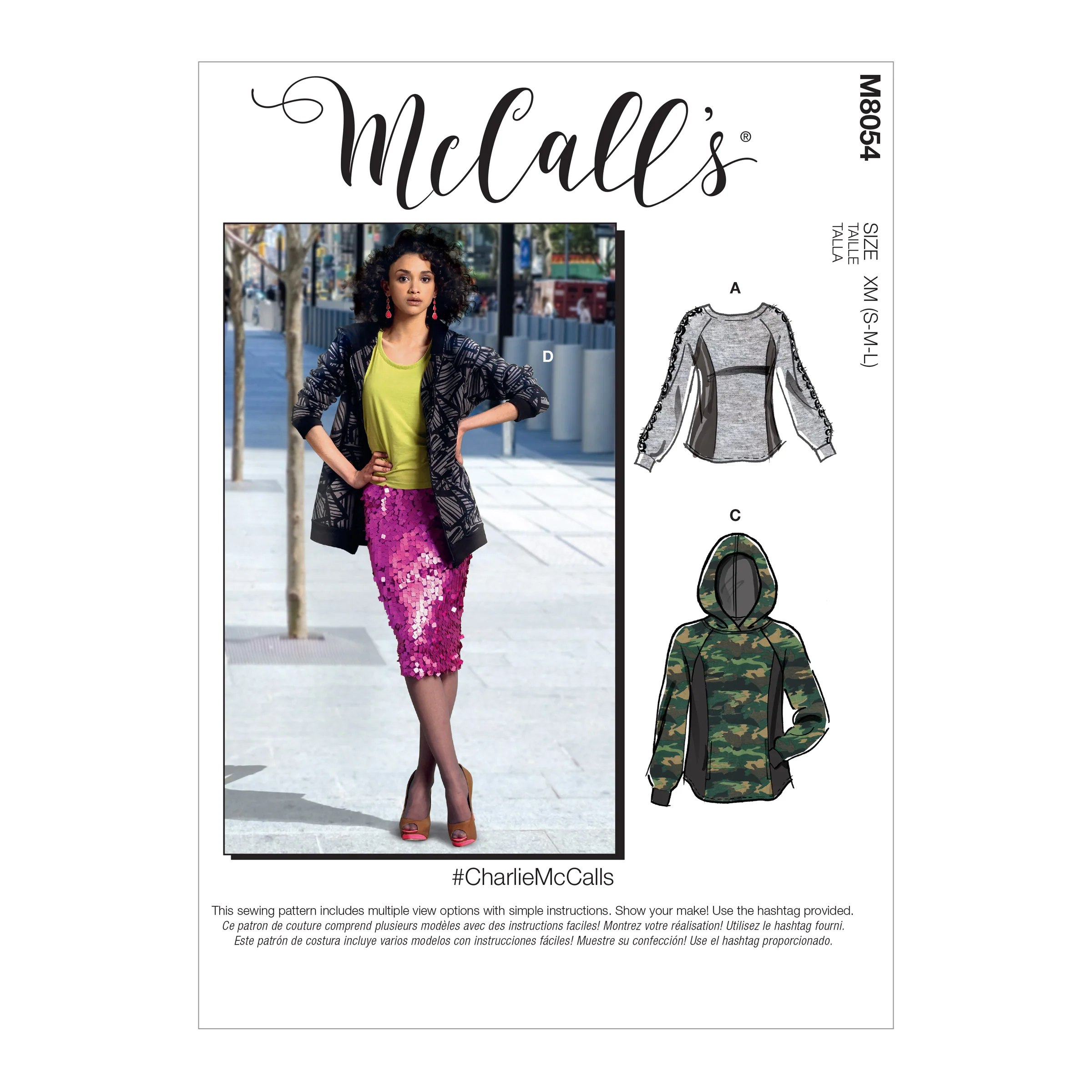 McCalls Unisex Tops and Hoodies M8054 - Image 5
