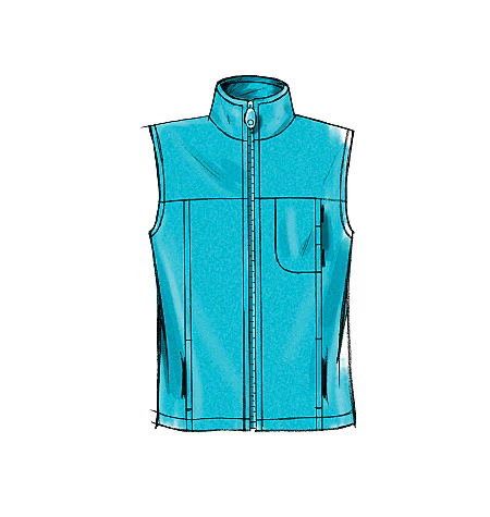 McCalls Unisex Vest and Jacket M5252 - Image 2